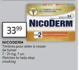 Brunet NICODERM Timbres pour aider à cesser de fumer offer