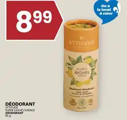 Rachelle-Bery Grocery ATTITUDE SUPER LEAVES SCIENCE DEODORANT offer