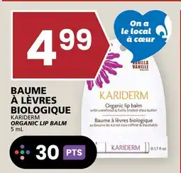 Rachelle-Bery Grocery KARIDERM ORGANIC LIP BALM offer