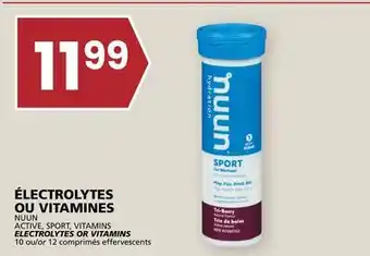 Rachelle-Bery Grocery NUUN ACTIVE, SPORT, VITAMINS ELECTROLYTES OR VITAMINS offer