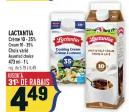 Marché Adonis LACTANTIA CRÈME 10 - 35% | CREAM 10 - 35% offer
