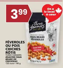 Rachelle-Bery Grocery THREE FARMERS ROASTED FAVA BEANS OR CHICKPEAS offer
