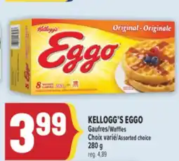 Marché Adonis KELLOGG'S EGGO Gaufres | Waffles offer