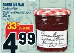 Marché Adonis BONNE MAMAN CONFITURE | JAM offer