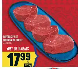 Marché Adonis BIFTECK FILET MIGNON DE BOEUF offer