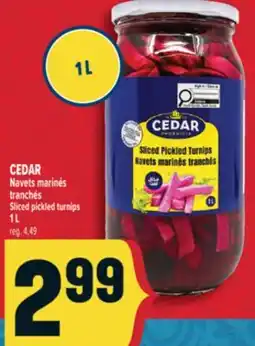 Marché Adonis CEDAR NAVETS MARINÉS TRANCHÉS | SLICED PICKLED TURNIPS offer