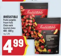 Marché Adonis IRRÉSISTIBLE FRUITS SURGELÉS | FROZEN FRUITS offer