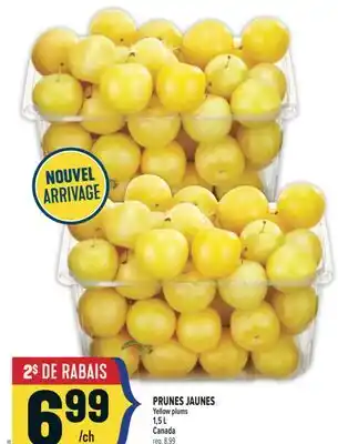 Marché Adonis PRUNES JAUNES | Yellow plums offer