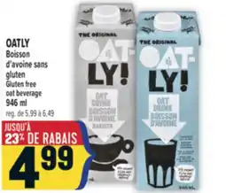 Marché Adonis OATLY BOISSON D'AVOINE SANS GLUTEN | GLUTEN FREE OAT BEVERAGE offer