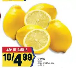 Marché Adonis CITRONS | LEMONS offer