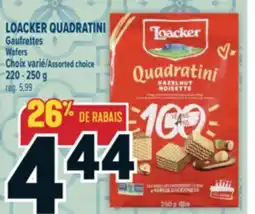 Marché Adonis LOACKER QUADRATINI GAUFRETTES | WAFERS offer