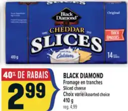 Marché Adonis BLACK DIAMOND Fromage en tranches/Sliced cheese offer