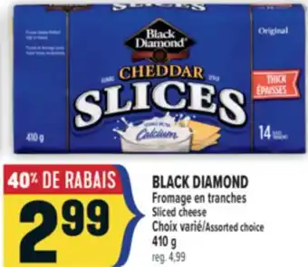 Marché Adonis BLACK DIAMOND Fromage en tranches/Sliced cheese offer