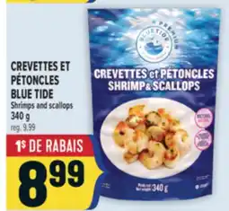 Marché Adonis CREVETTES ET PÉTONCLES BLUE TIDE | SHRIMPS AND SCALLOPS offer