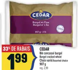 Marché Adonis CEDAR Blé concassé burgol | Burgol cracked wheat offer