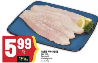 Marché Adonis FILETS PANGASIUS Basa fillets Décongelé | Previously frozen offer
