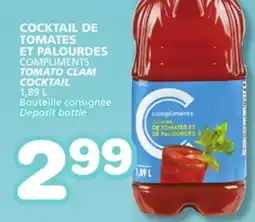 Marches Tradition COMPLIMENTS TOMATO CLAM COCKTAIL offer