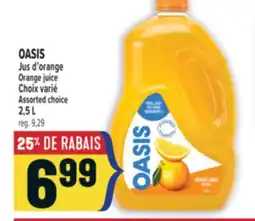 Marché Adonis OASIS JUS D'ORANGE | ORANGE JUICE offer