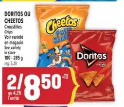 Marché Adonis DORITOS OU CHEETOS CROUSTILLES |CHIPS offer