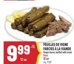 Marché Adonis FEUILLES DE VIGNE FARCIES À LA VIANDE | Grape leaves stuffed with meat offer