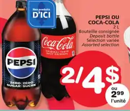 Marches Tradition PEPSI PEPSI OR COCA-COLA offer
