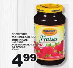 Marches Tradition HABITANT JAM, MARMALADE OR SPREAD offer