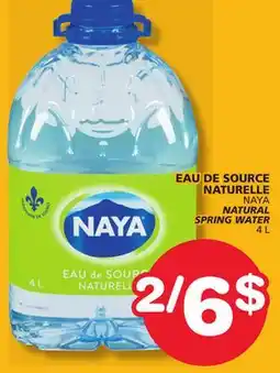 Marches Tradition NAYA NATURAL SPRING WATER offer