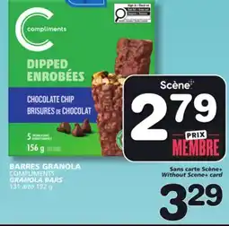 Marches Tradition COMPLIMENTS GRANOLA BARS offer