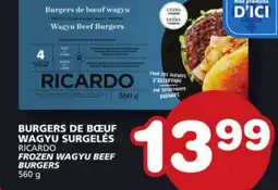 Marches Tradition RICARDO FROZEN WAGYU BEEF BURGERS offer