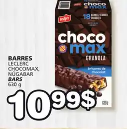 Marches Tradition LECLERC CHOCOMAX, NÜGABAR BARS offer
