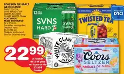 Marches Tradition TWISTED TEA, SVNS HARD 7-UP COORS SELTZER OR WHITE CLAW ALCOHOLIC MALT BEVERAGE offer