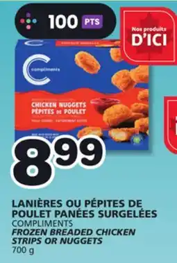 Marches Tradition COMPLIMENTS FROZEN BREADED CHICKEN STRIPS OR NUGGETS offer