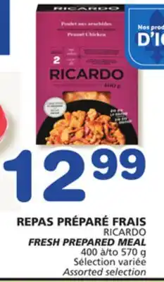Marches Tradition RICARDO FRESH PREPARED MEAL offer