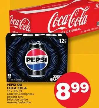 Marches Tradition PEPSI OU COCA COLA offer