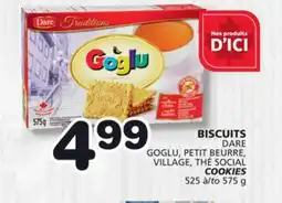 Marches Tradition DARE GOGLU, PETIT BEURRE, VILLAGE, THÉ SOCIAL COOKIES offer