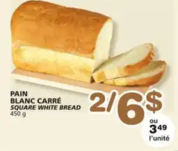 Marches Tradition SQUARE WHITE BREAD offer