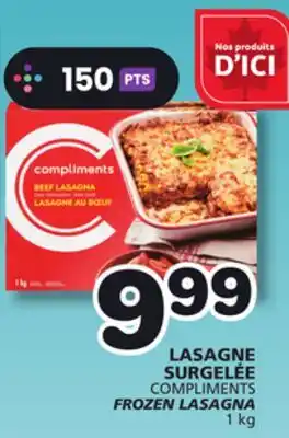 Marches Tradition COMPLIMENTS FROZEN LASAGNA offer