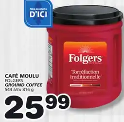 Marches Tradition FOLGERS GROUND COFFEE offer