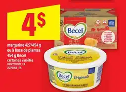 Maxi MARGARINE 427/454 G OU À BASE DE PLANTES 454 G BECEL offer