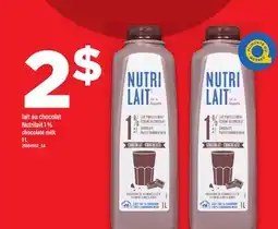 Maxi LAIT AU CHOCOLAT NUTRILAIT 1 % | chocolate milk, 1 L offer