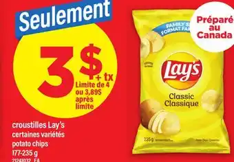 Maxi CROUSTILLES LAY'S | POTATO CHIPS, 177-235 g offer