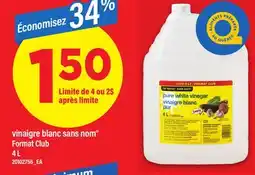 Maxi VINAIGRE BLANC SANS NOM , 4 L offer