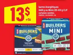 Maxi BARRES ÉNERGÉTIQUES, 6X68 G OU MINIS, 281-410 G CLIF offer