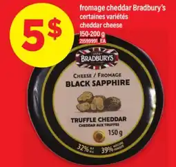 Maxi FROMAGE CHEDDAR BRADBURY'S | cheddar cheese, 150-200 g offer
