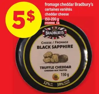 Maxi FROMAGE CHEDDAR BRADBURY'S | cheddar cheese, 150-200 g offer