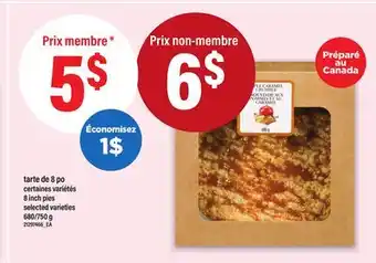 Maxi TARTE DE 8 PO | 8 inch pies, 680/750 g offer