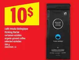 Maxi CAFÉ MOULU BIOLOGIQUE KICKING HORSE | organic ground coffee, 284 g offer