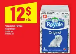 Maxi MOUCHOIRS ROYALE | facial tissue, 12x100 un offer
