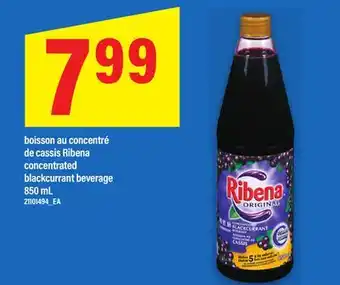 Maxi BOISSON AU CONCENTRÉ DE CASSIS RIBENA | CONCENTRATED BLACKCURRANT BEVERAGE, 850 mL offer