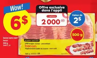 Maxi BACON SANS NOM | bacon, 500 g offer